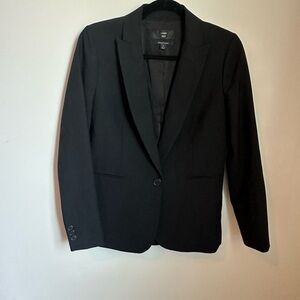 Black J Crew Italian wool blazer size 2